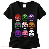Masks Mexican Wrestling Mask Women's T-Shirt thumb 0