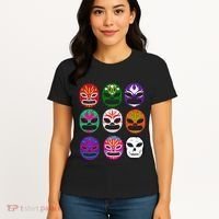 Masks Mexican Wrestling Mask Women's T-Shirt thumb 4