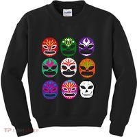 Masks Mexican Wrestling Mask Kids Sweatshirt thumb 0