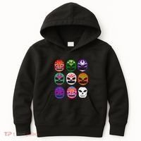 Masks Mexican Wrestling Mask Kids Hoodie thumb 0
