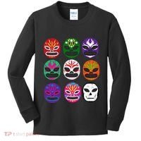 Masks Mexican Wrestling Mask Kids Long Sleeve Shirt thumb 0