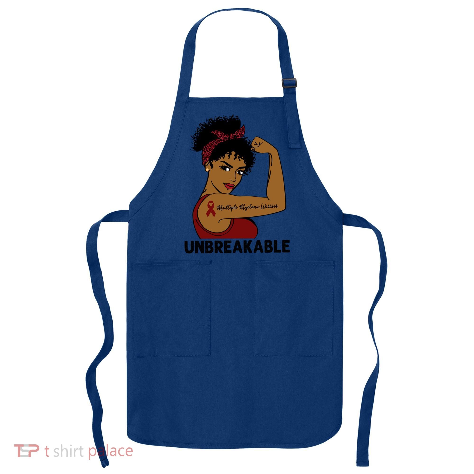 Multiple Myeloma Warrior Black Unbreakable Awareness Gift Apron