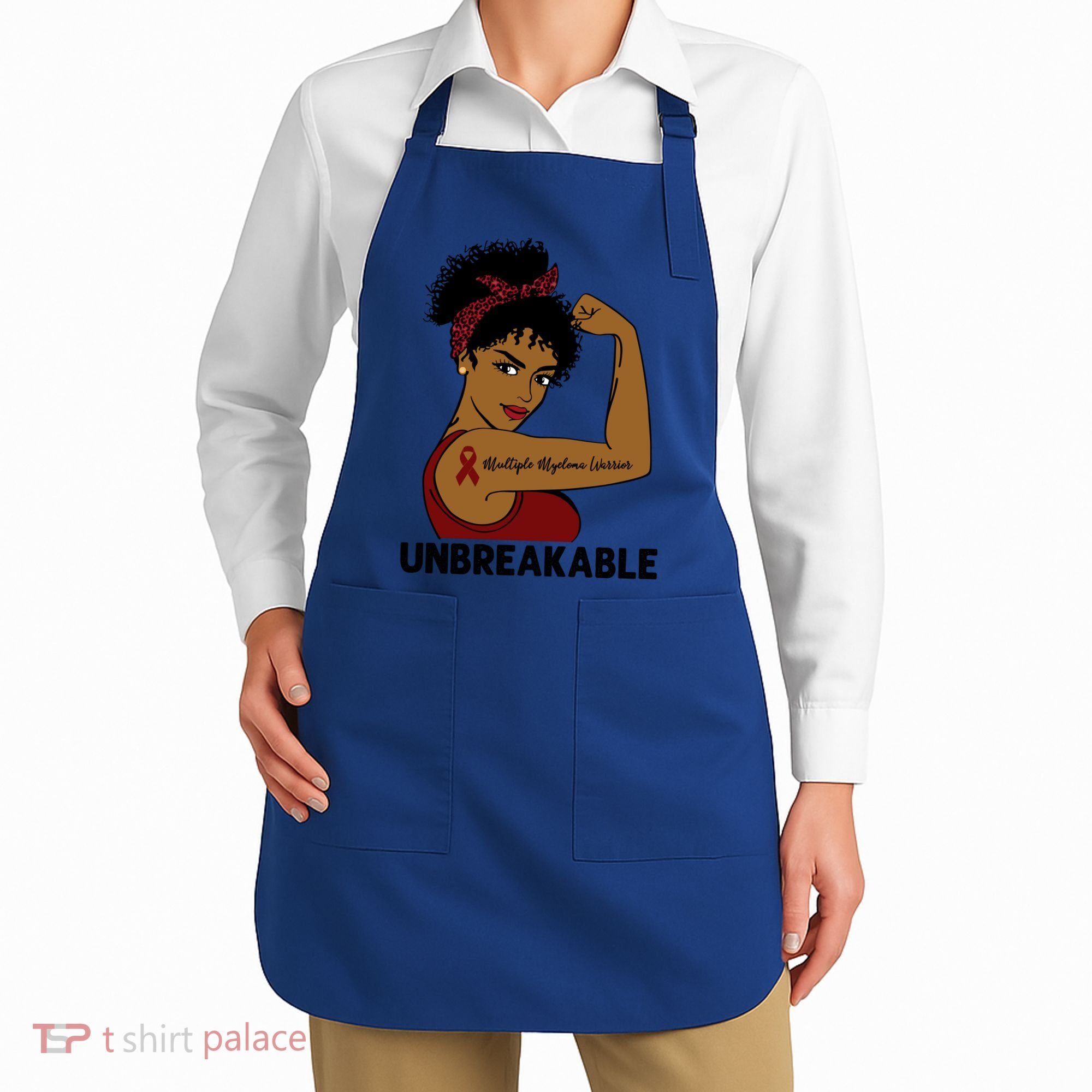 Multiple Myeloma Warrior Black Unbreakable Awareness Gift Apron