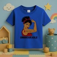 Multiple Myeloma Warrior Black Unbreakable Awareness Gift Toddler T-Shirt thumb 3