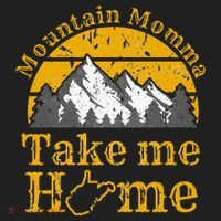 Mountain Momma West Virginia Take Me Home WV Map Mountains Beanie thumb 2