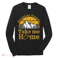 Mountain Momma West Virginia Take Me Home WV Map Mountains Tall Long Sleeve Shirt thumb 0