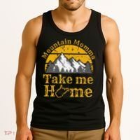 Mountain Momma West Virginia Take Me Home WV Map Mountains Tank Top thumb 3