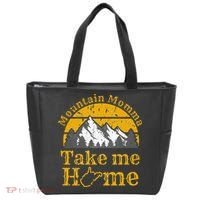 Mountain Momma West Virginia Take Me Home WV Map Mountains Tote Bag thumb 0