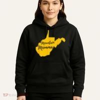 Mountain Momma West Virginia State Map Hoodie thumb 5