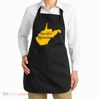 Mountain Momma West Virginia State Map Apron thumb 2