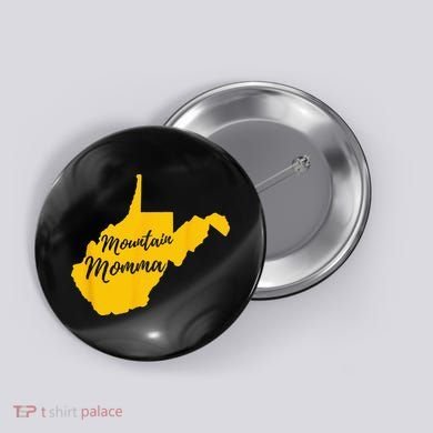 Mountain Momma West Virginia State Map Button