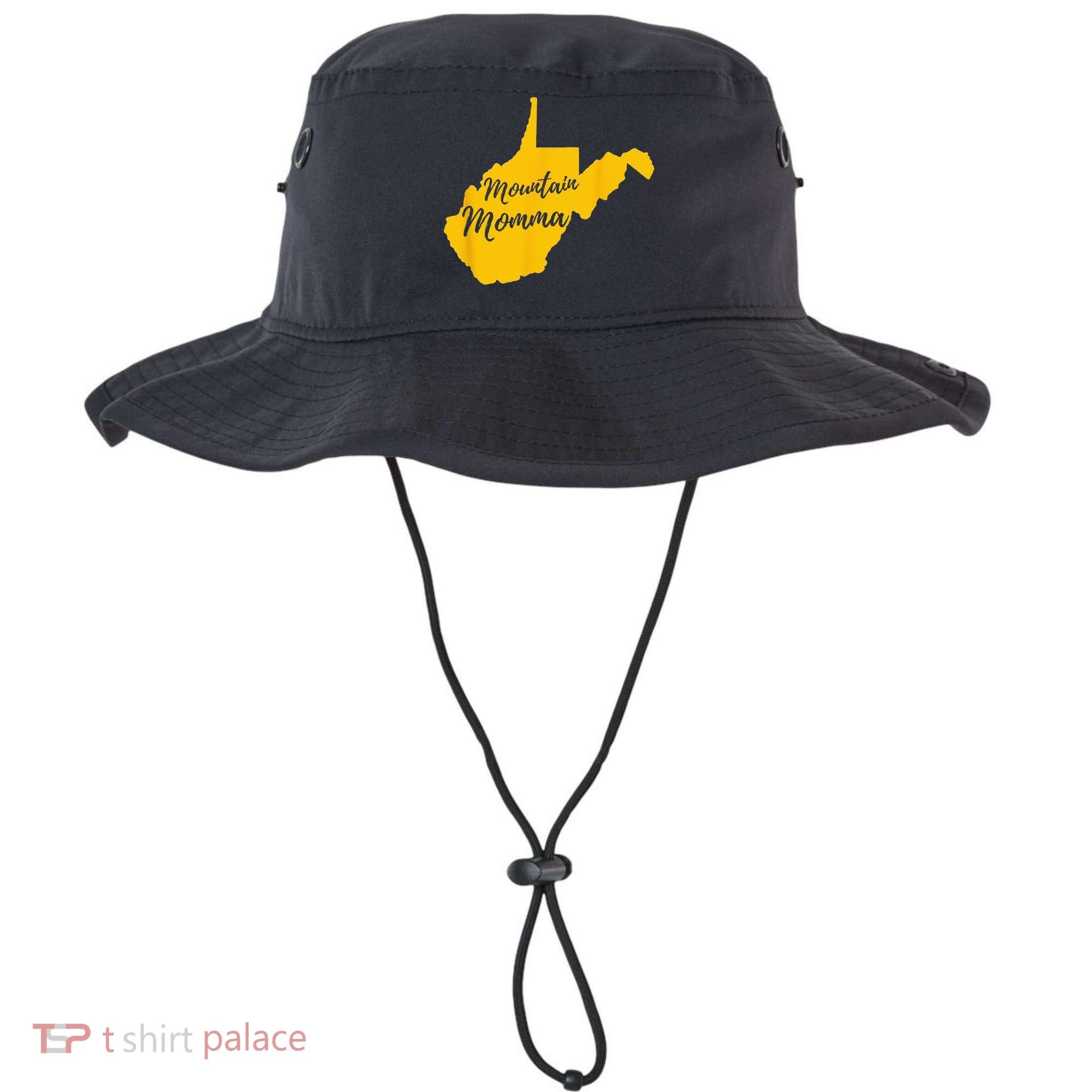 Mountain Momma West Virginia State Map Bucket Hat