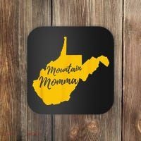 Mountain Momma West Virginia State Map Coaster thumb 0