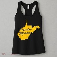 Mountain Momma West Virginia State Map Women's Tank Top thumb 3