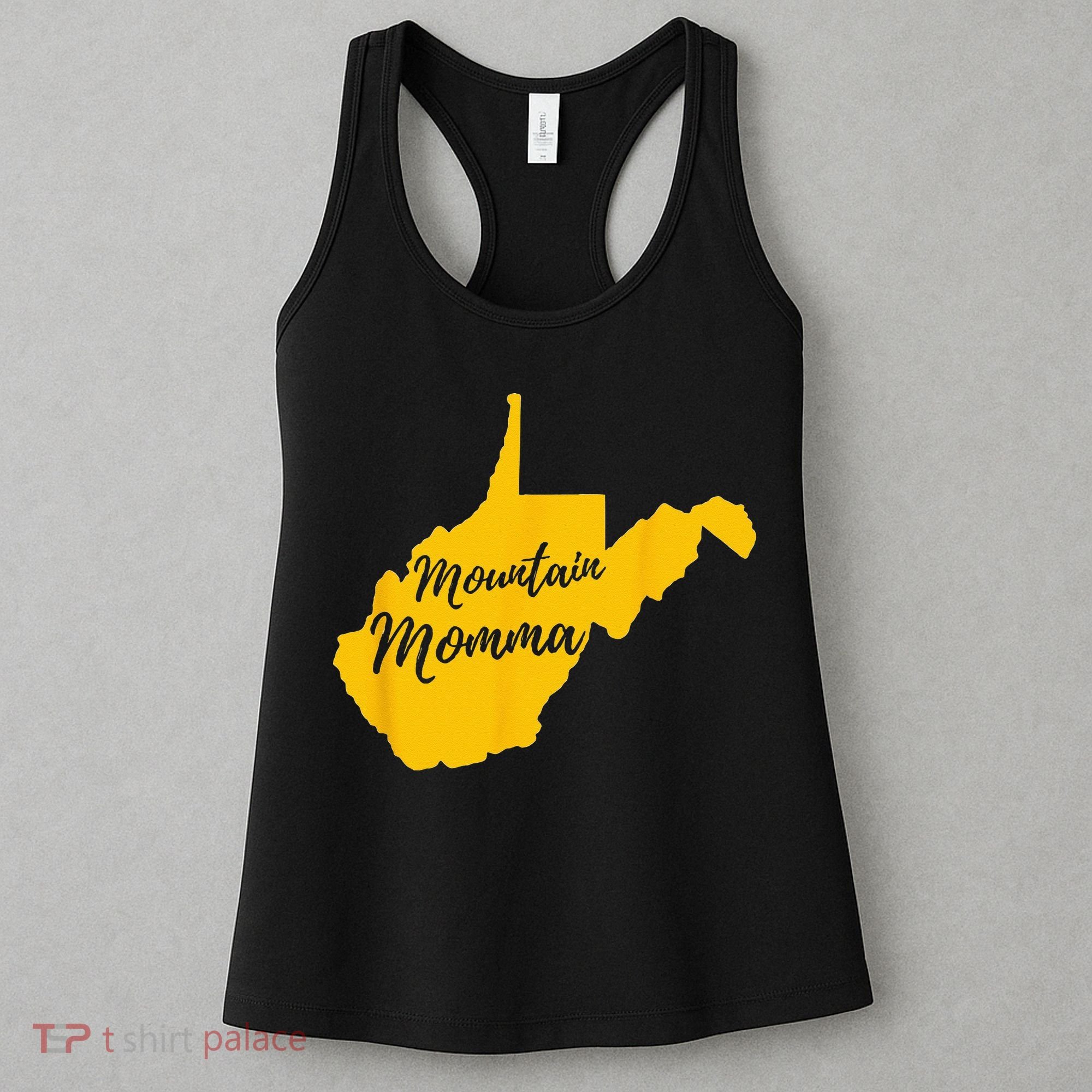Mountain Momma West Virginia State Map Women's Tank Top