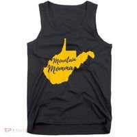 Mountain Momma West Virginia State Map Tank Top thumb 0