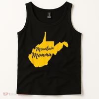 Mountain Momma West Virginia State Map Tank Top thumb 2