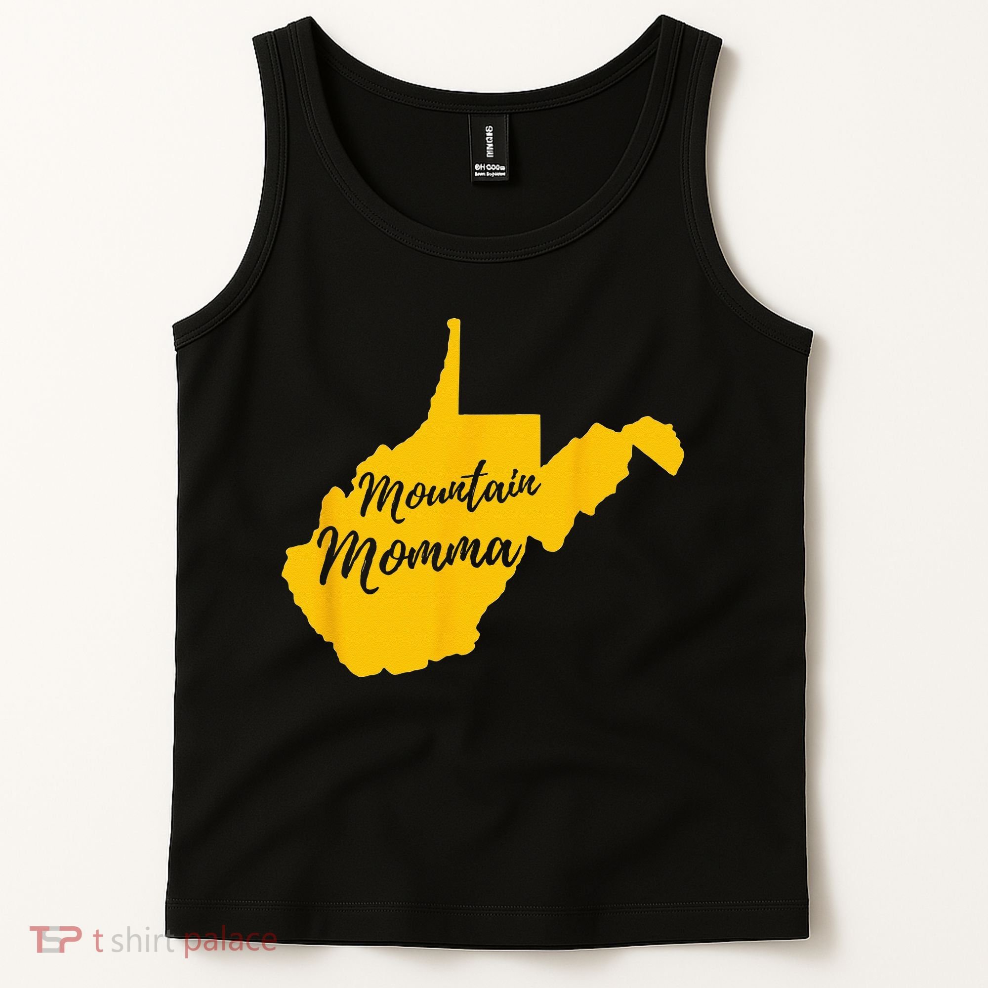Mountain Momma West Virginia State Map Tank Top