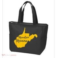 Mountain Momma West Virginia State Map Tote Bag thumb 3