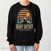 Mountain Mt. Whitney California Hiking Camping Mount Whitney Women's Sweatshirt thumb 0
