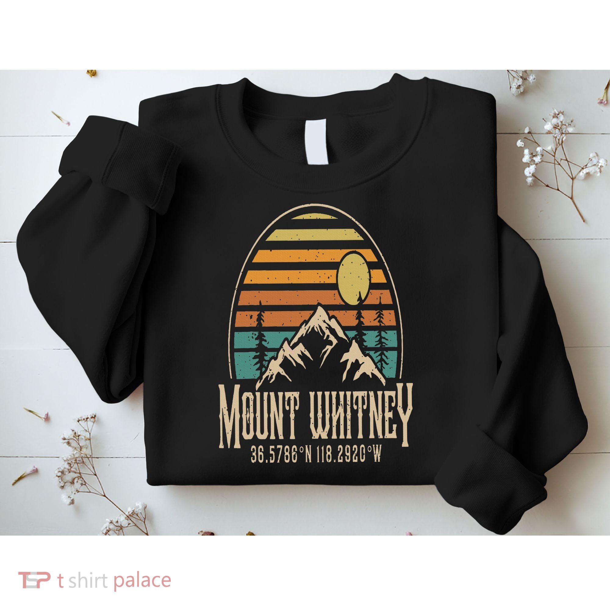 Mountain Mt. Whitney California Hiking Camping Mount Whitney Sweatshirt