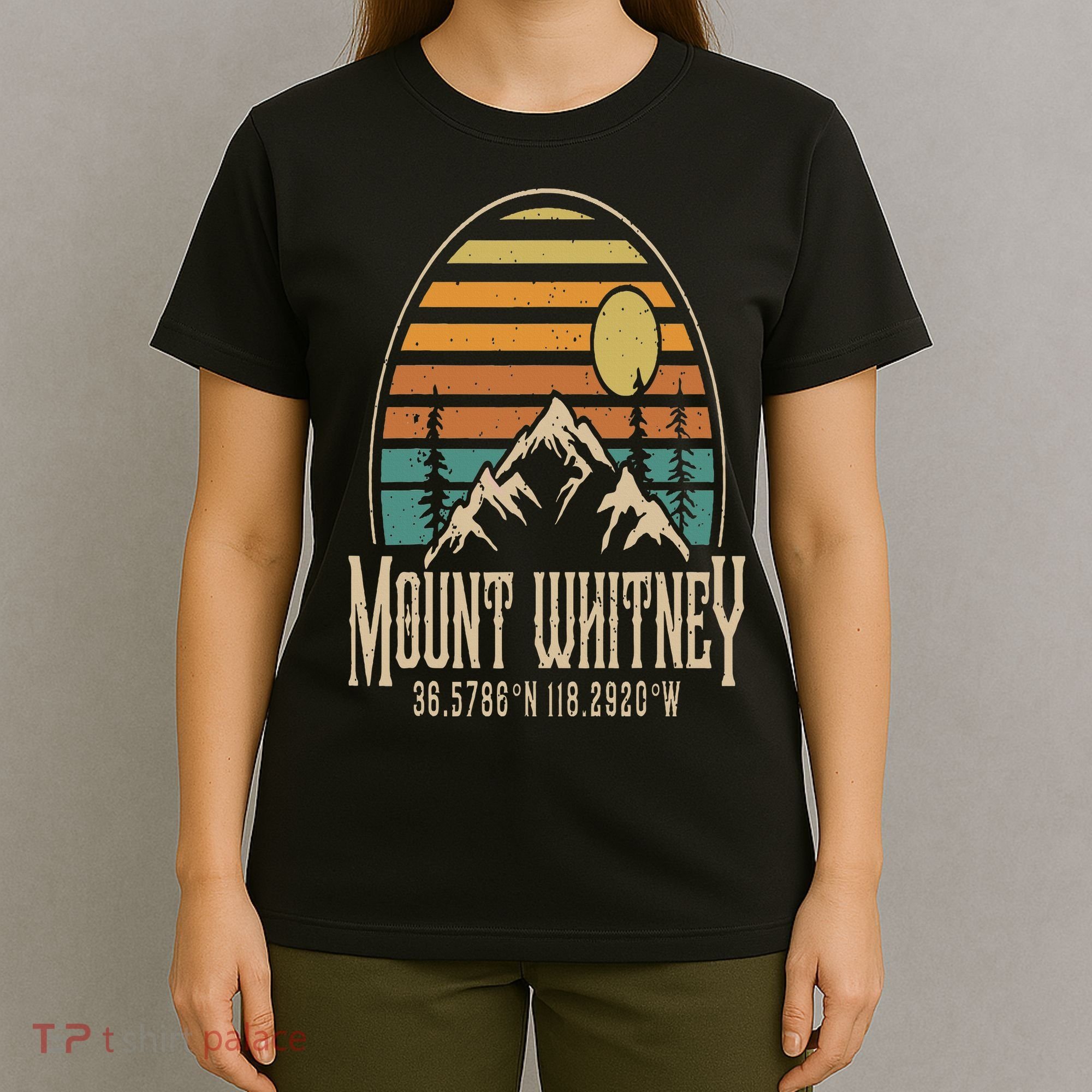 Mountain Mt. Whitney California Hiking Camping Mount Whitney T-Shirt