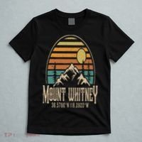 Mountain Mt. Whitney California Hiking Camping Mount Whitney T-Shirt thumb 5