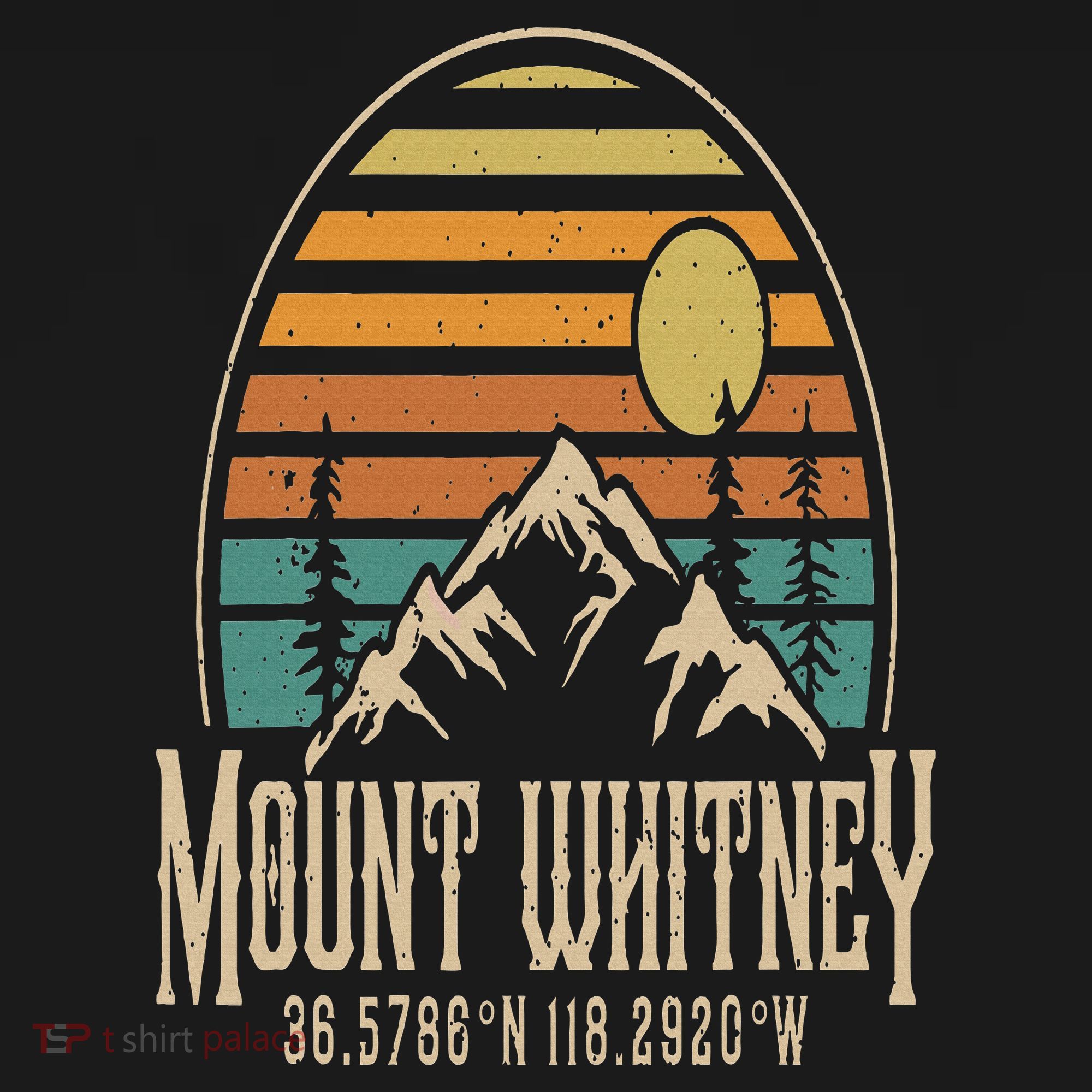 Mountain Mt. Whitney California Hiking Camping Mount Whitney T-Shirt