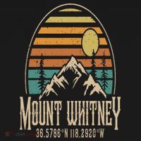 Mountain Mt. Whitney California Hiking Camping Mount Whitney Women's Hoodie thumb 2
