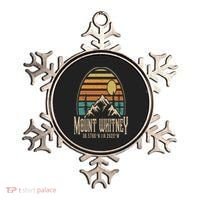 Mountain Mt. Whitney California Hiking Camping Mount Whitney Ornament thumb 0