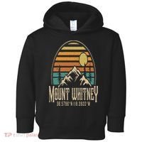 Mountain Mt. Whitney California Hiking Camping Mount Whitney Toddler Hoodie thumb 0