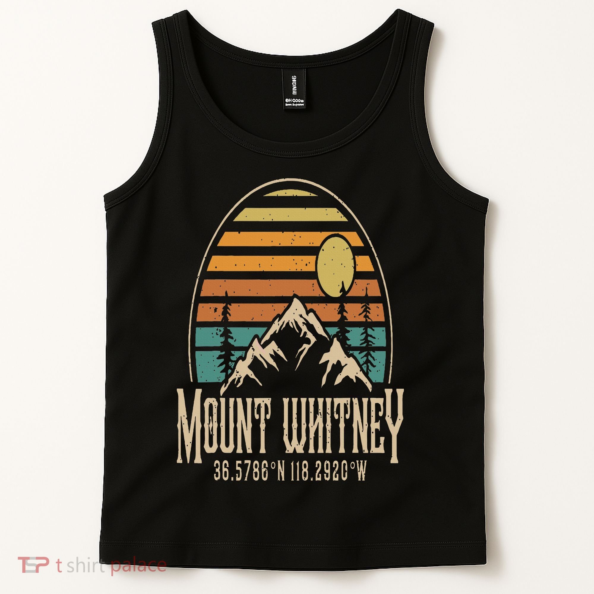 Mountain Mt. Whitney California Hiking Camping Mount Whitney Tank Top