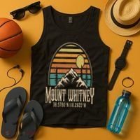 Mountain Mt. Whitney California Hiking Camping Mount Whitney Tank Top thumb 4