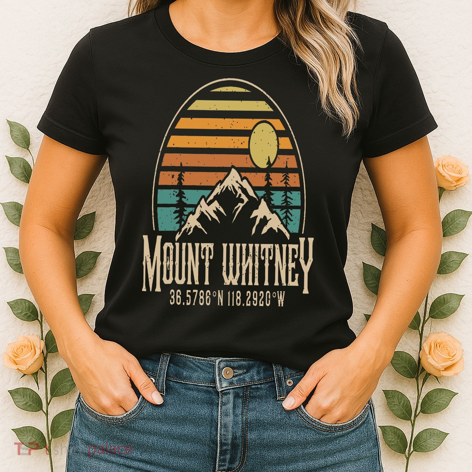 Mountain Mt. Whitney California Hiking Camping Mount Whitney Women's T-Shirt