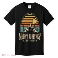 Mountain Mt. Whitney California Hiking Camping Mount Whitney Kids T-Shirt thumb 0