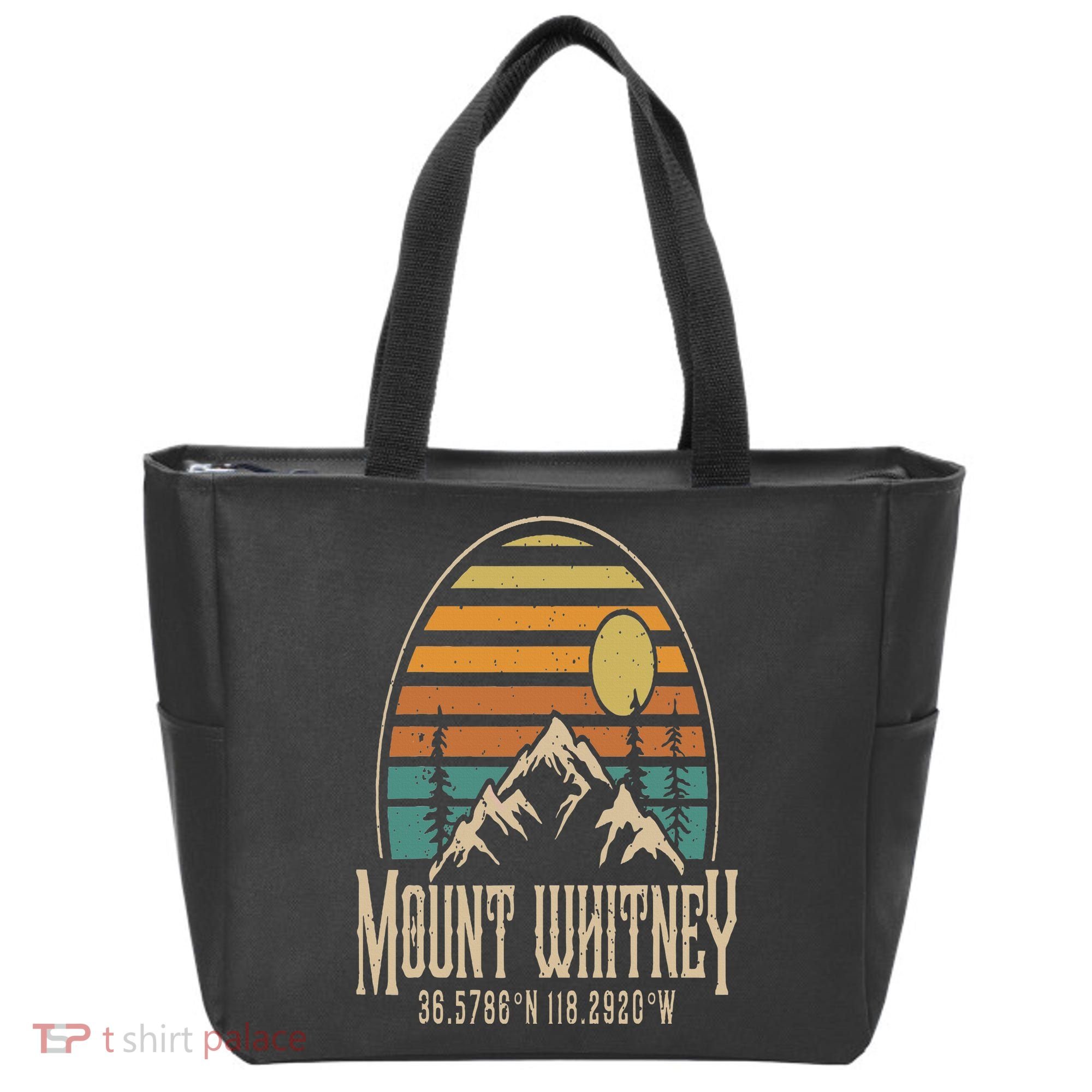 Mountain Mt. Whitney California Hiking Camping Mount Whitney Tote Bag