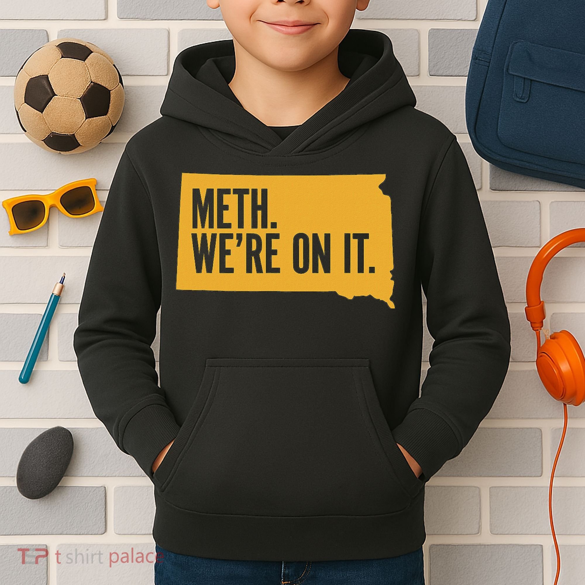 Merch Meth WeRe On It Kids Hoodie