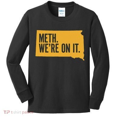 Merch Meth WeRe On It Kids Long Sleeve Shirt