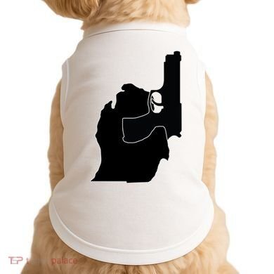 Michigan Mitten With Gun Design Doggie Tank