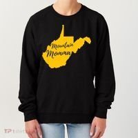 Mountain Momma West Virginia State Map TShirt Women's Sweatshirt thumb 0