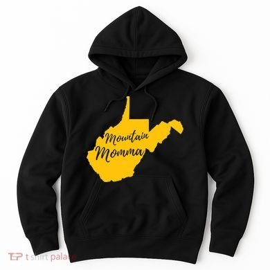 Mountain Momma West Virginia State Map TShirt Hoodie