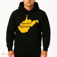 Mountain Momma West Virginia State Map TShirt Hoodie thumb 2