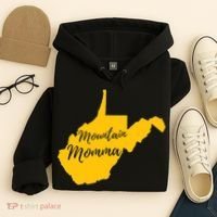 Mountain Momma West Virginia State Map TShirt Hoodie thumb 4