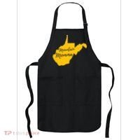 Mountain Momma West Virginia State Map TShirt Apron thumb 0