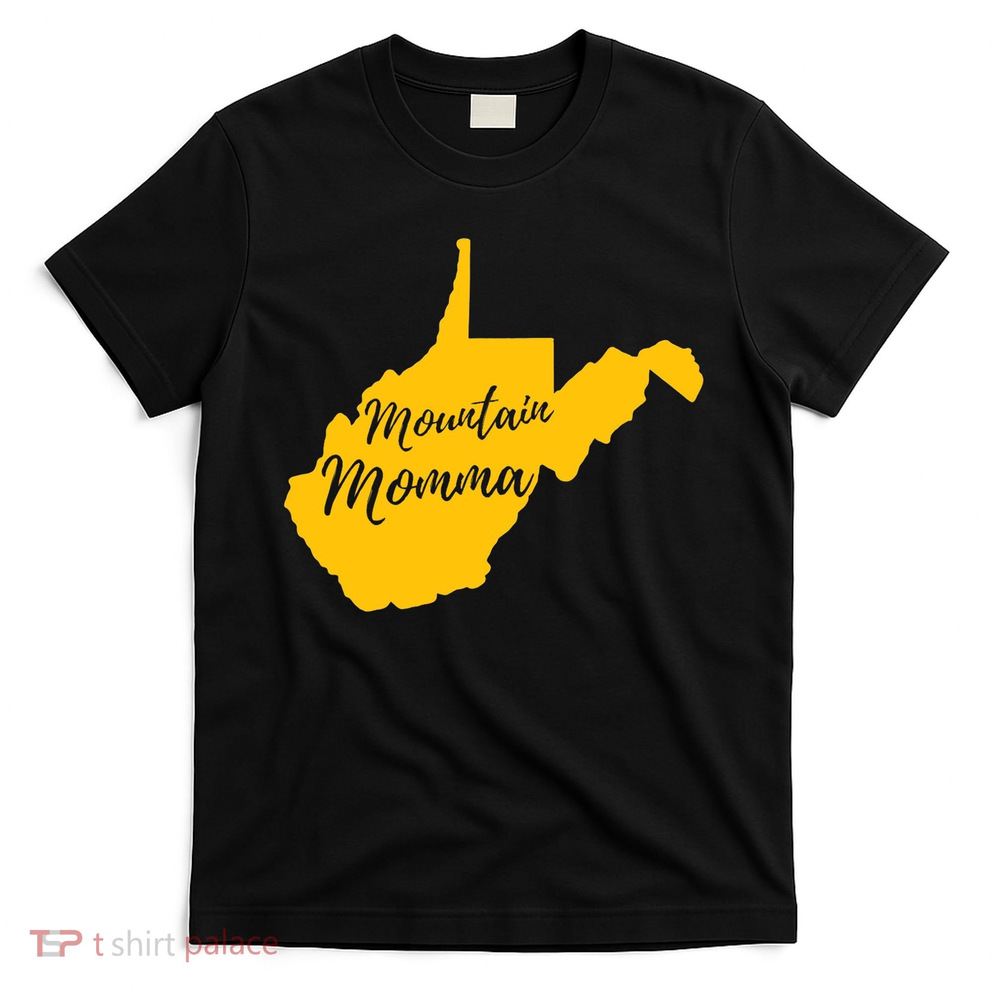Mountain Momma West Virginia State Map TShirt T-Shirt
