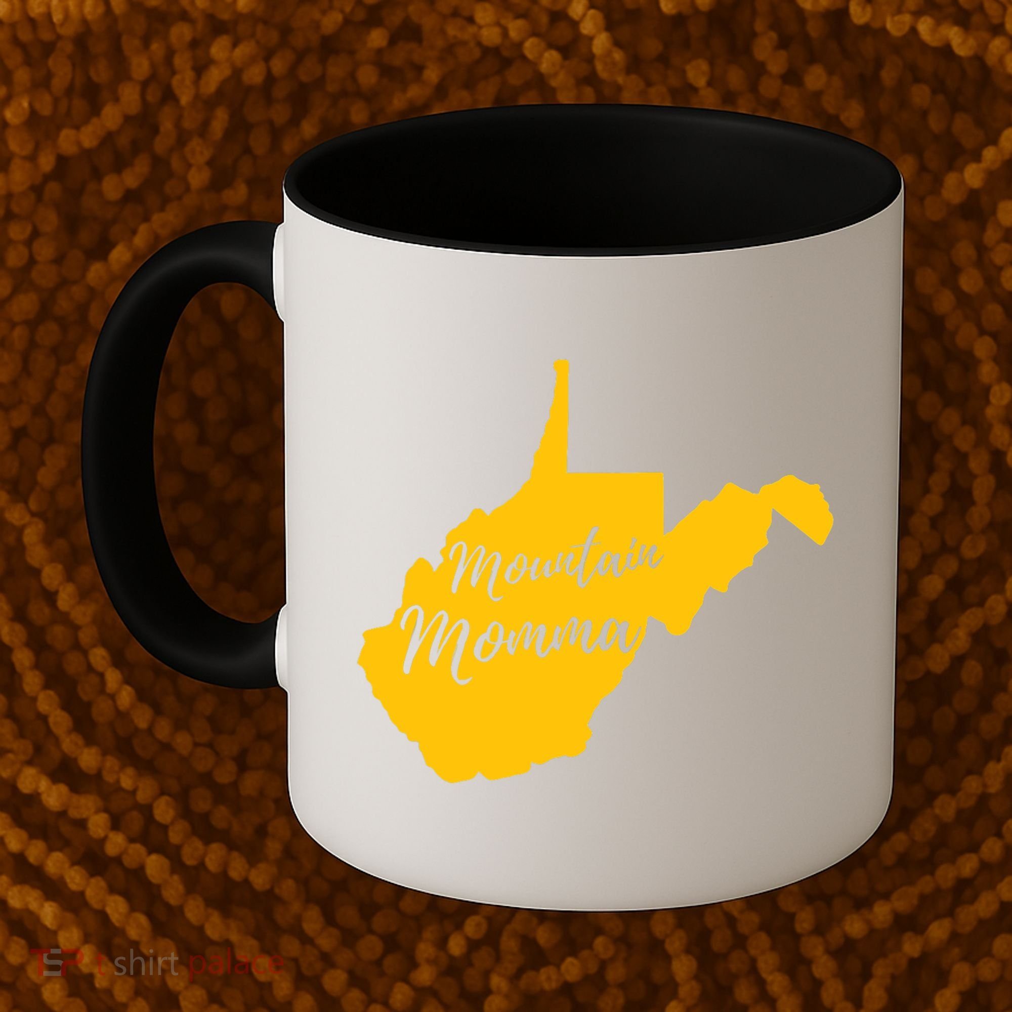 Mountain Momma West Virginia State Map TShirt Coffee Mug
