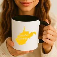 Mountain Momma West Virginia State Map TShirt Coffee Mug thumb 3