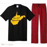 Mountain Momma West Virginia State Map TShirt Pajama Set thumb 0
