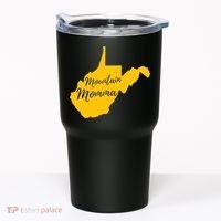 Mountain Momma West Virginia State Map TShirt Tumbler thumb 0