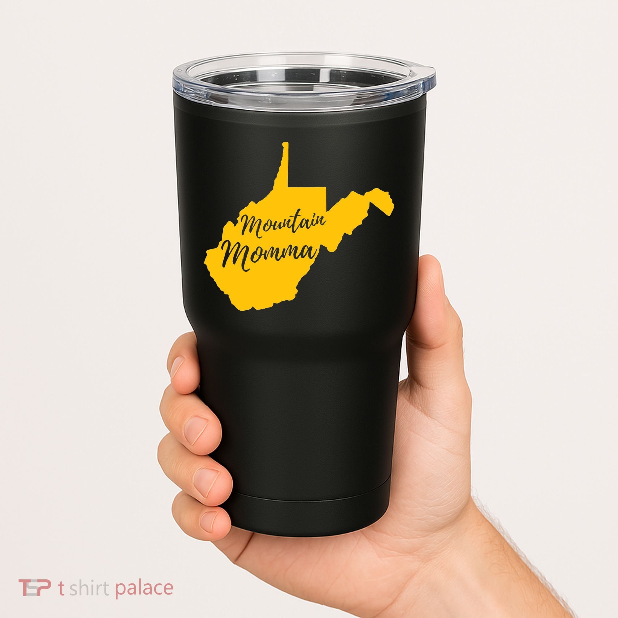 Mountain Momma West Virginia State Map TShirt Tumbler